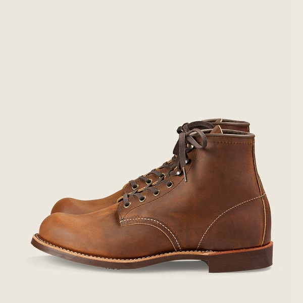 Red Wing Heritage Boots Mens Brown - Blacksmith - 6-inchr Rough & Tough Leather - 0175928-WP